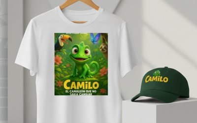 Cámara de cine sobre trípode