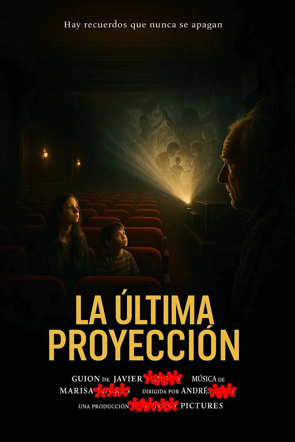 Cartel La última proyección